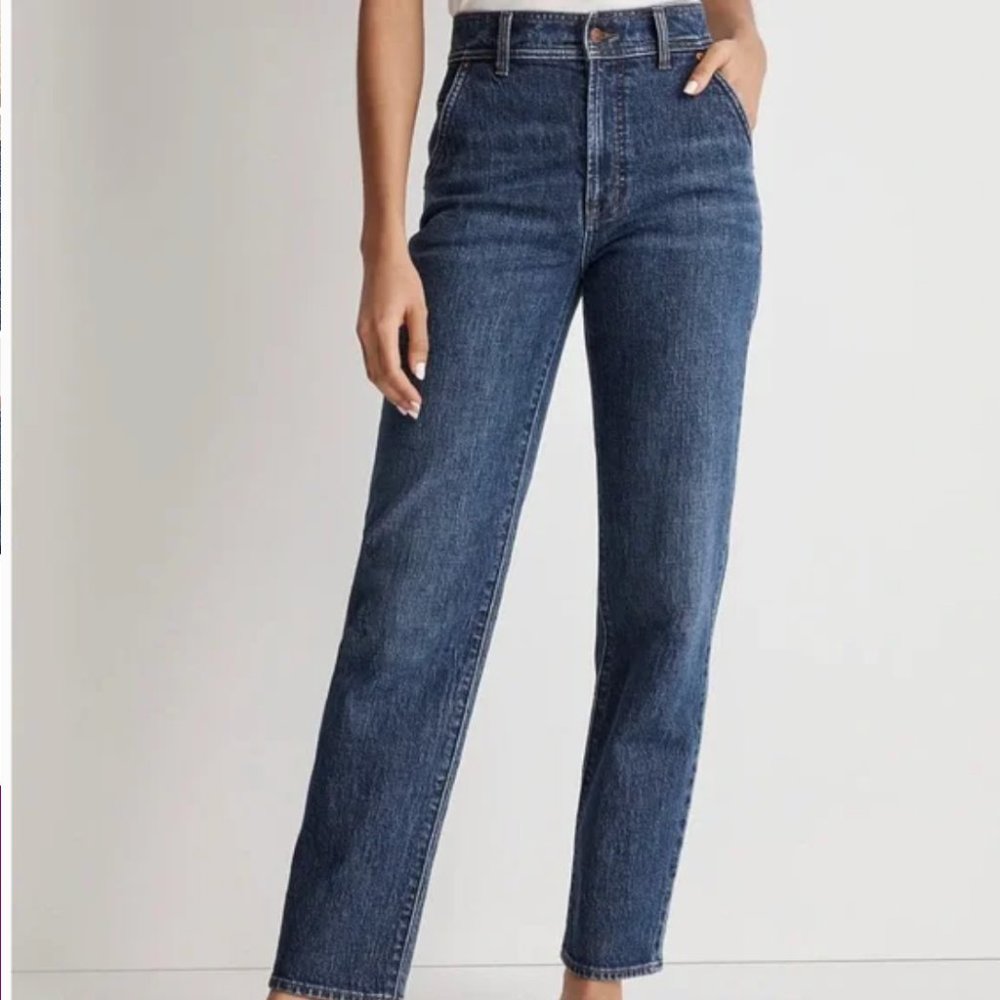 Madewell Perfect Vintage Straight jean in Stanhill Wash